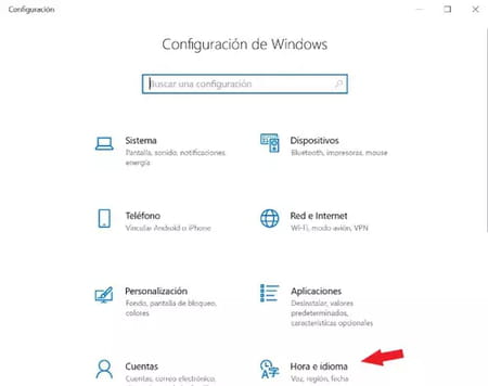 Cambiar el formato de moneda en Windows 10