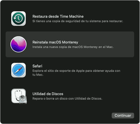 Cómo reinstalar MacOS