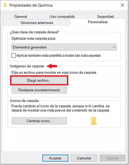 Cómo cambiar el fondo en una carpeta Windows