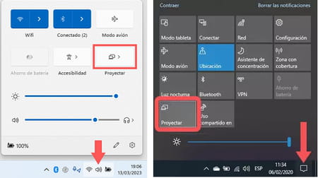 Conectar PC con TV mediante Wi-Fi o Screen Share