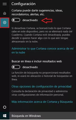 Activar "Hola Cortana" en Windows 10