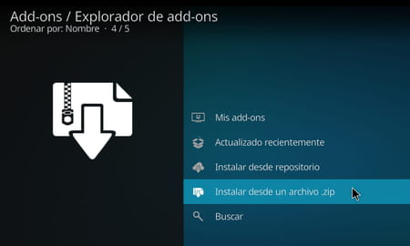 ¿Cómo instalar Add-ons en Kodi?