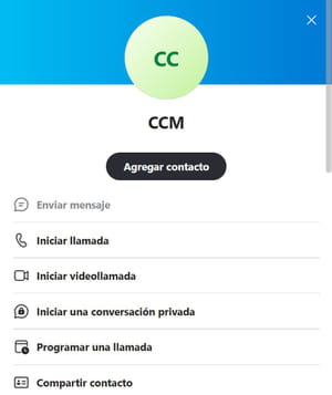 Buscar y añadir contactos en Skype