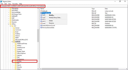 Cómo restablecer Outlook a su configuración de fábrica