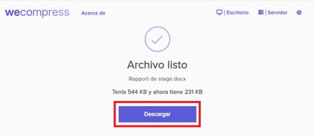 ¿Cómo comprimir un archivo de Word online?